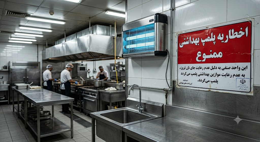 ۵ دلیل خطر پلمپ رستوران به خاطر دستگاه حشره‌کش جرقه ای (معرفی تله‌های چسبی به عنوان تنها راهکار مجاز)